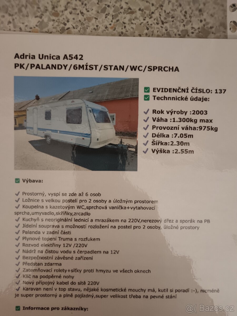 Karavan Adria UNICA