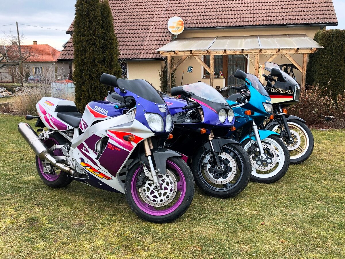 Yamaha YZF, Kawasaki ZXR, Suzuki GS, Honda CB