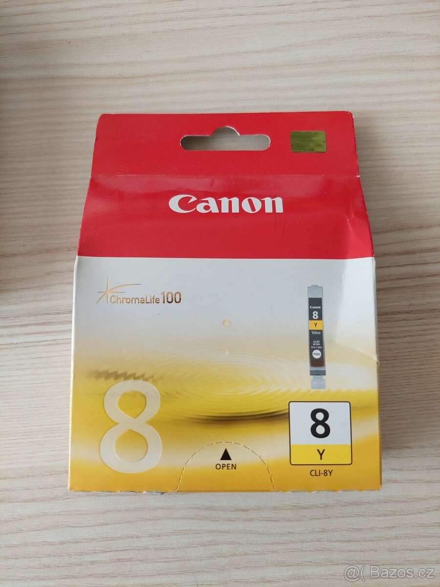 Originální náplń Canon - CLI-8Y (žlutá )- IP, IX, MP, MX