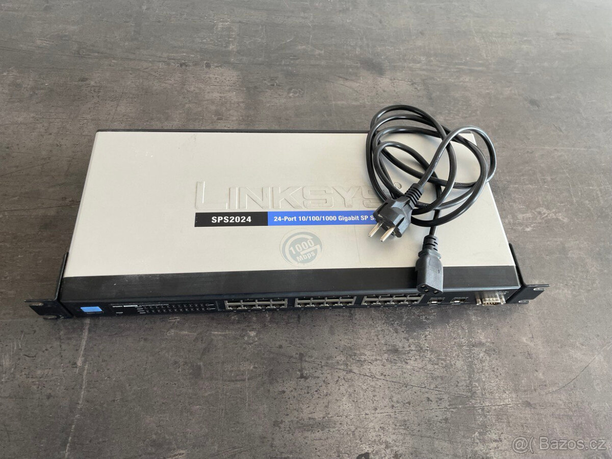 L2 managed switch 24 x 1Gbps Cisco Linksys SPS2024