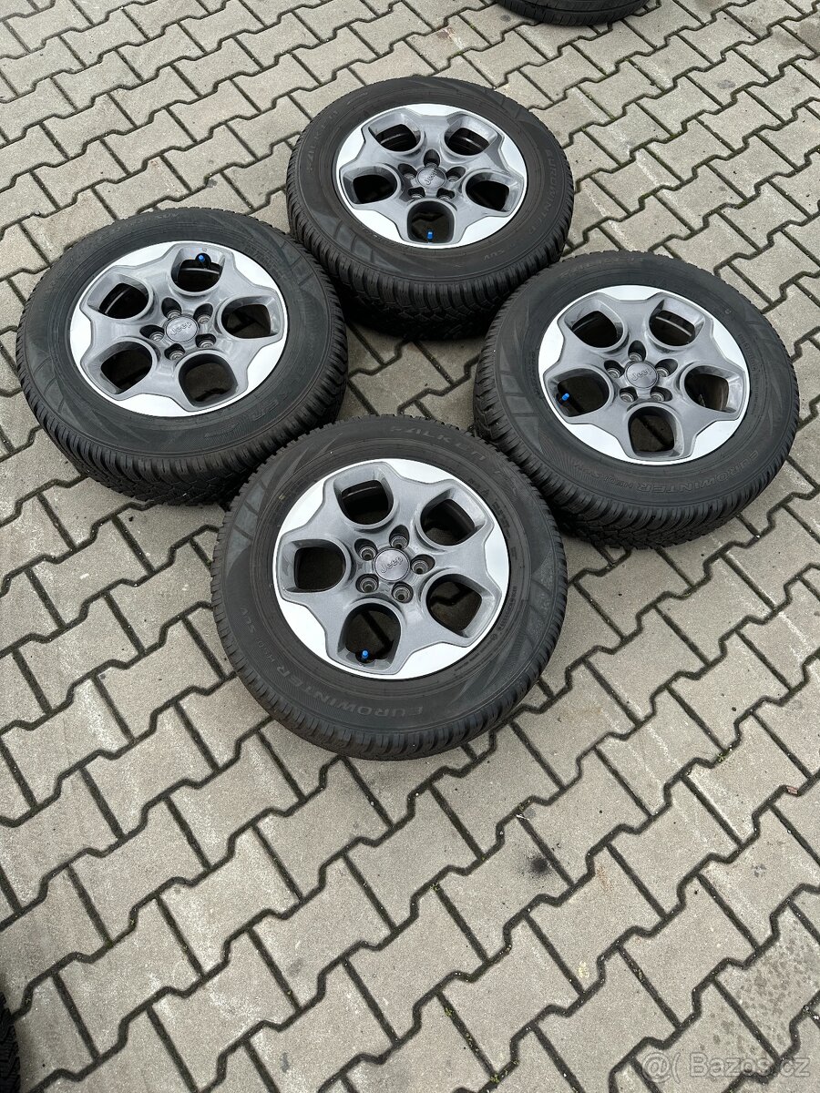 Kompletní alu JEEP 5x110r16+215/65r16 zimní