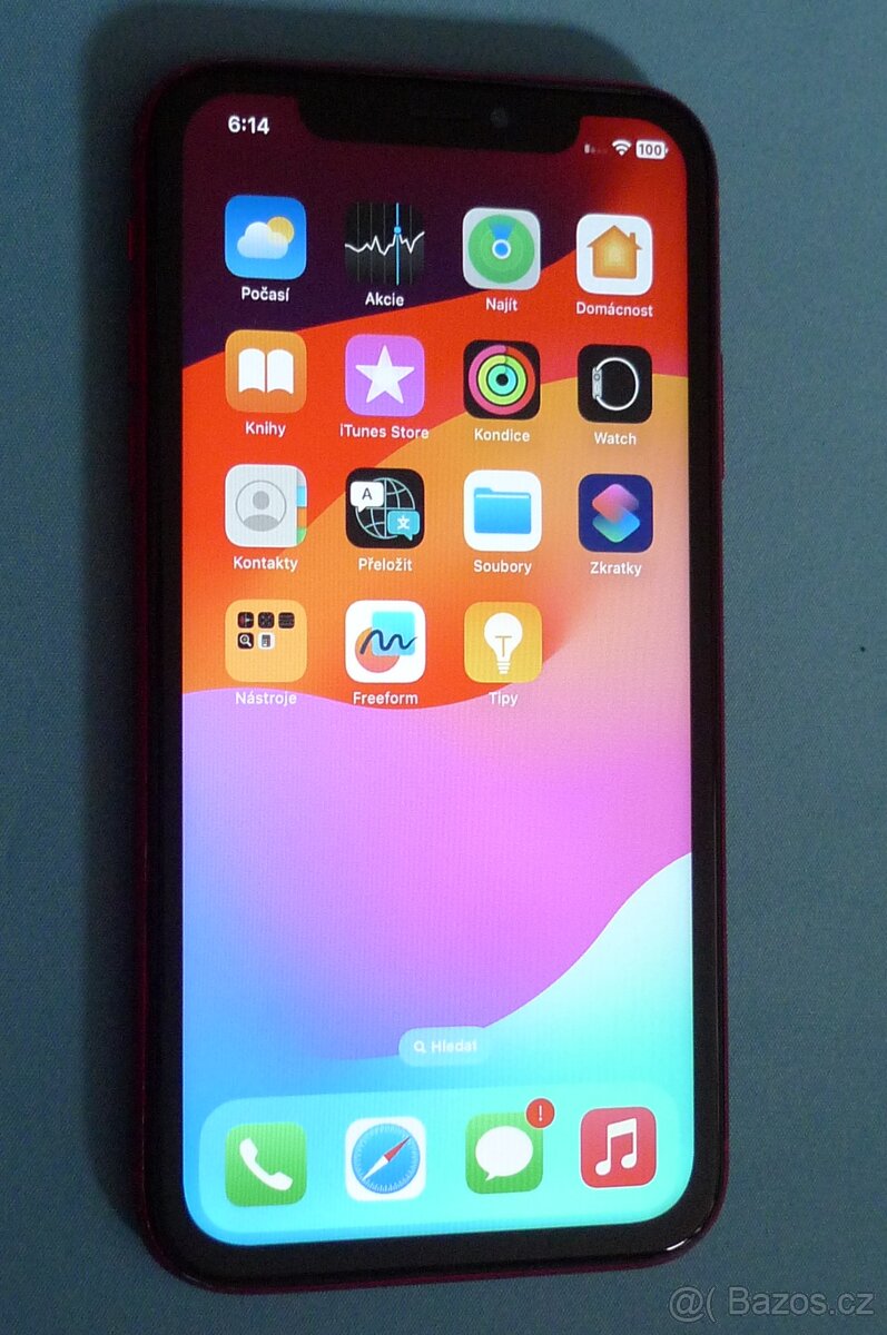 Apple iPhone XR RED 64 GB baterie 82%