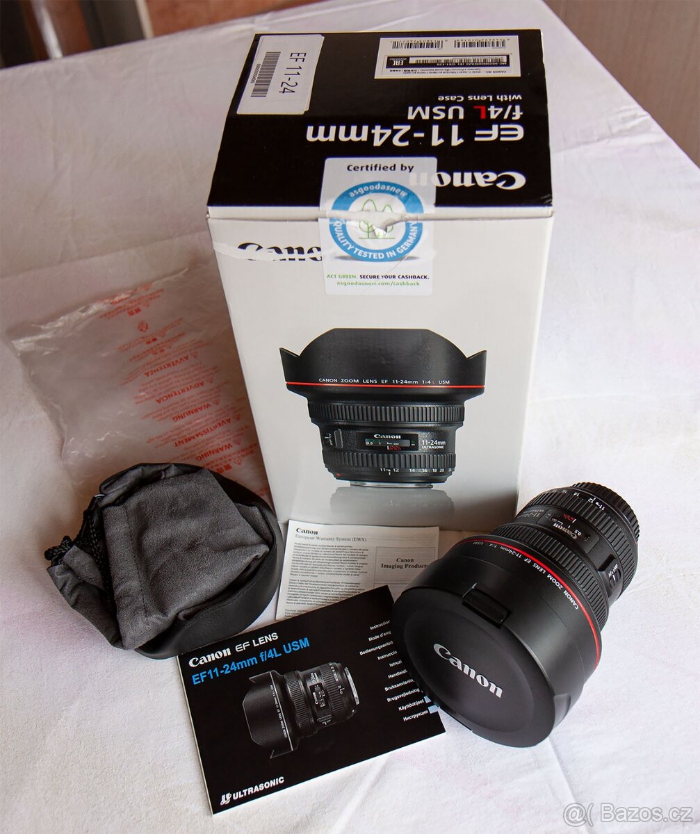 Objektiv CANON ZOOM EF 11-24mm 1:4 L USM