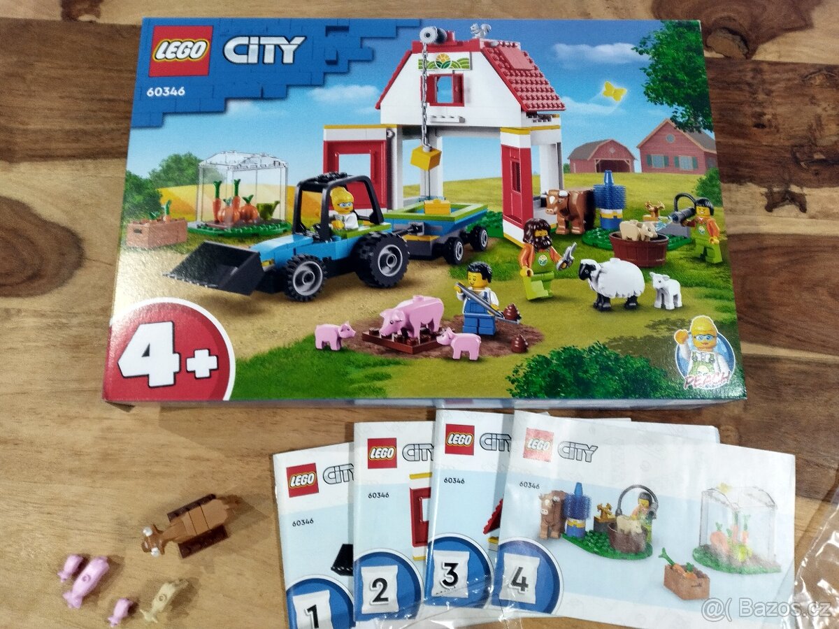 LEGO City 60346 Stodola a zvířátka z farmy