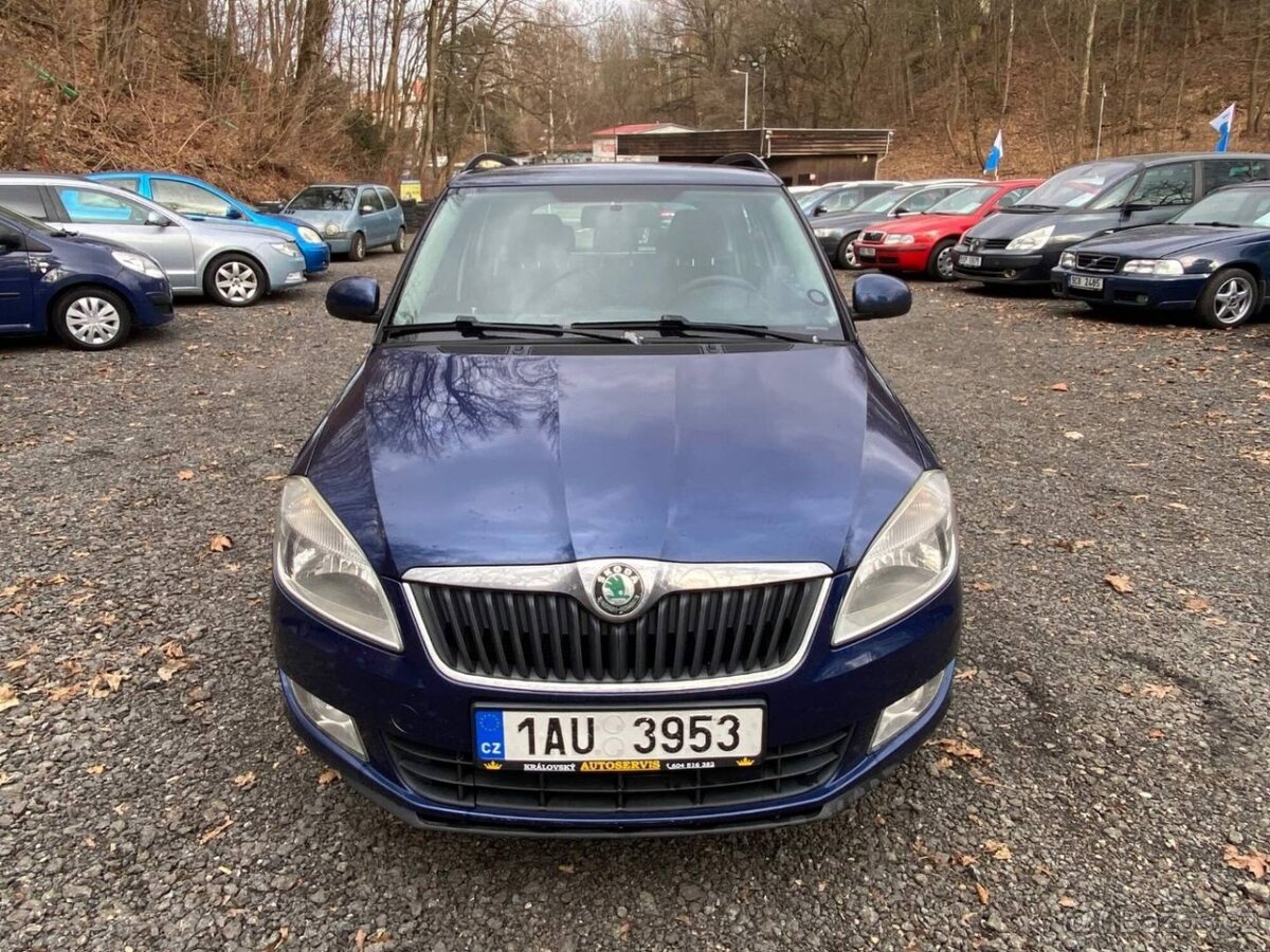 Škoda Fabia Combi 1.6TDI 77kW tažné klimatizace 2010 ČR