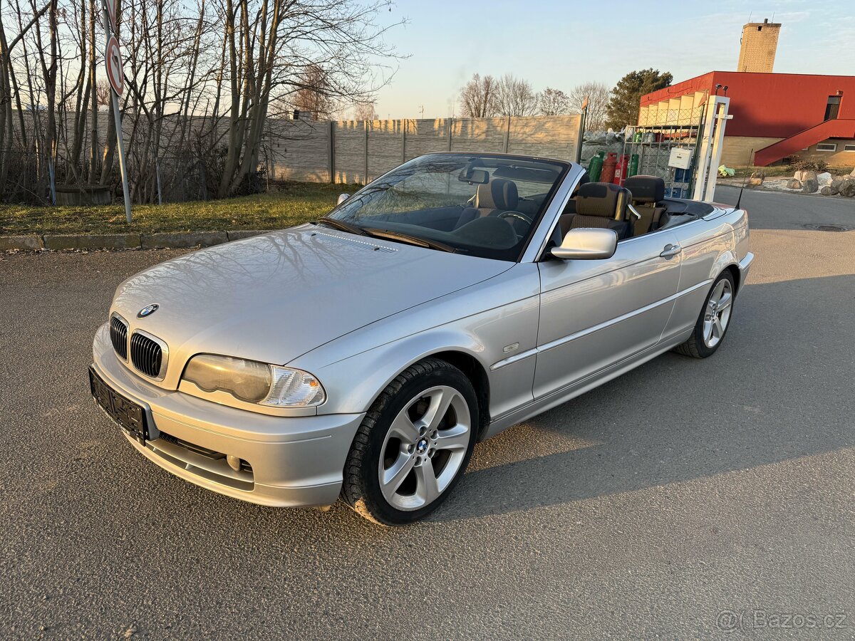 BMW E46 320i 125kW cabrio +Najeto 221TKM+