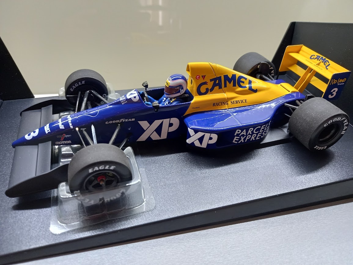 2X F1 TYRRELL FORD 018 CAMEL - PALMER GP FRANCIE 1989 1:18