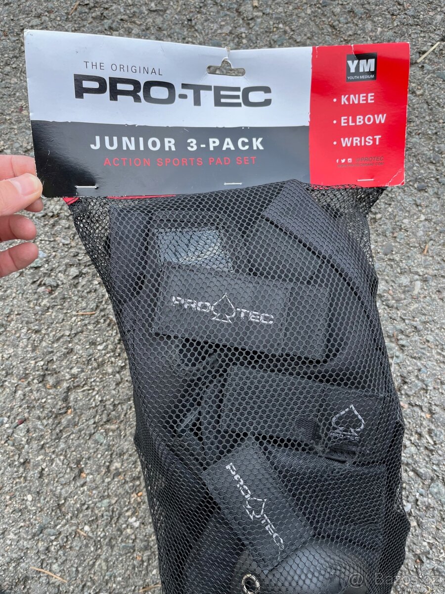 Chrániče Pro-tec street gear junior 3pack JR vel.M