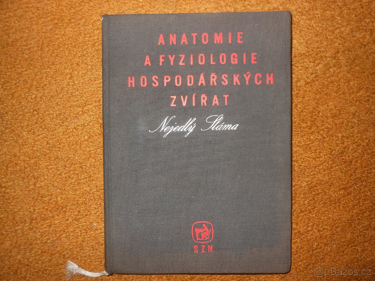 Kniha - Anatomie a fyziologie hosp. zvířat