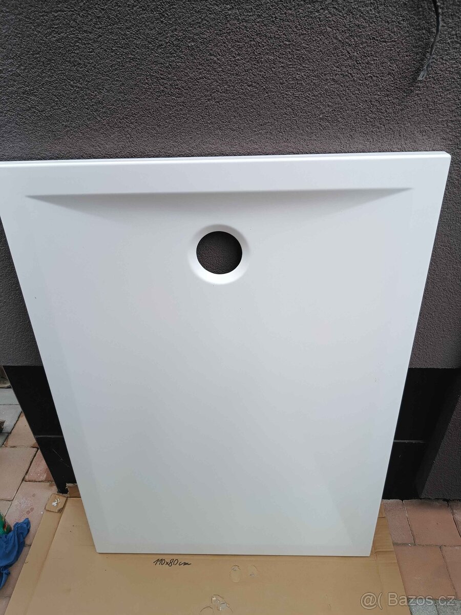 Sprchová vanička ROTH 110x80 cm - litý mramor