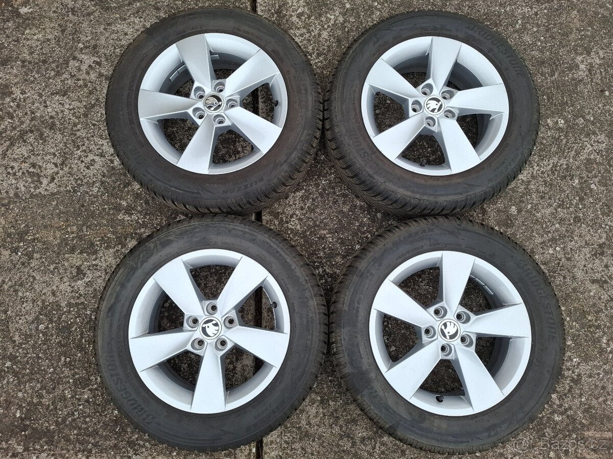 Zimní kola vč.Alu Škoda Hadar 185/65 R15