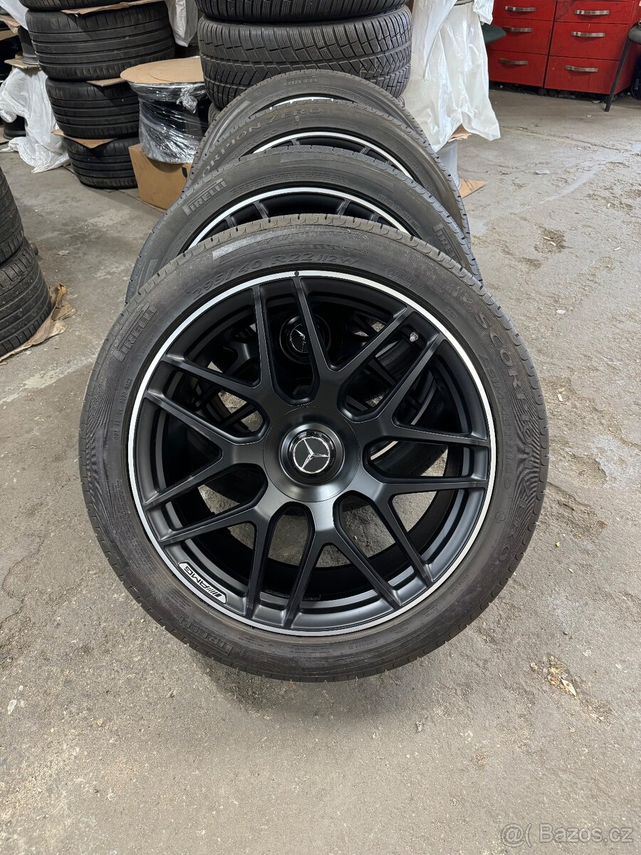 Alu kola MERCEDES AMG G W463 295/40 r22  ZIMNI PNEU