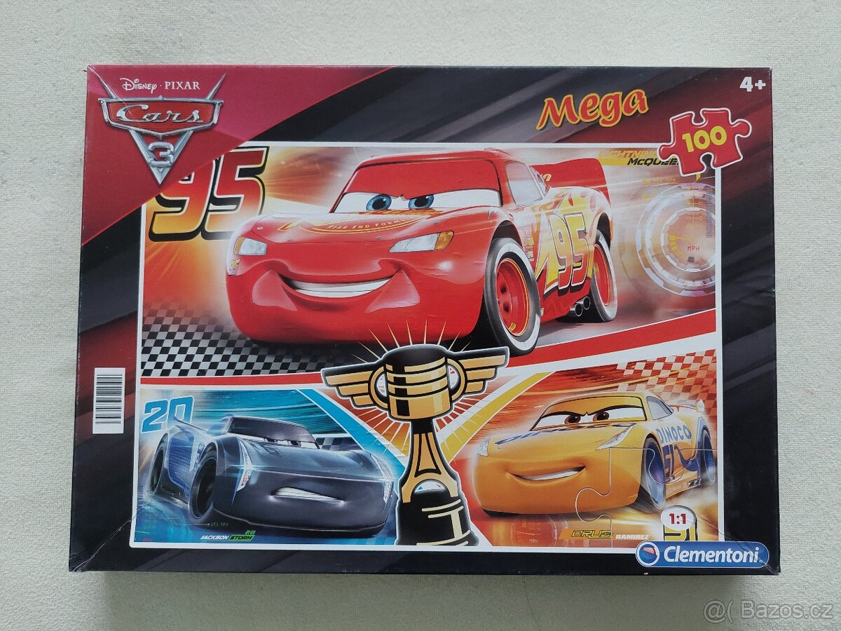 Puzzle Disney Cars (Auta) - 100 dilků