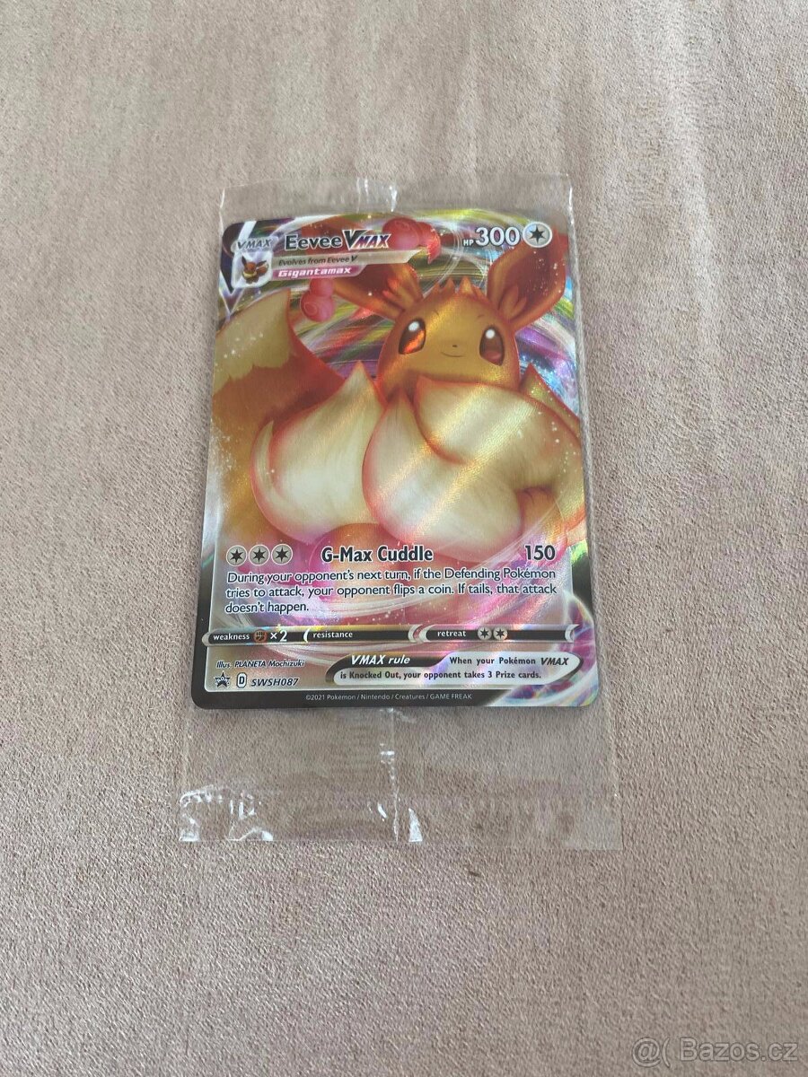 Pokémon TCG Eevee VMax Promo ENG Originální