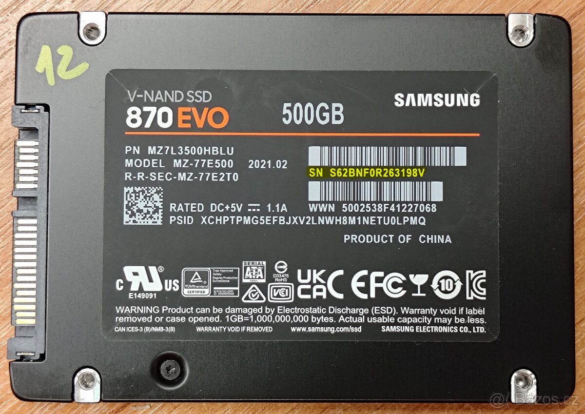 Samsung 870 EVO - 2,5" - SATA - 500GB #12