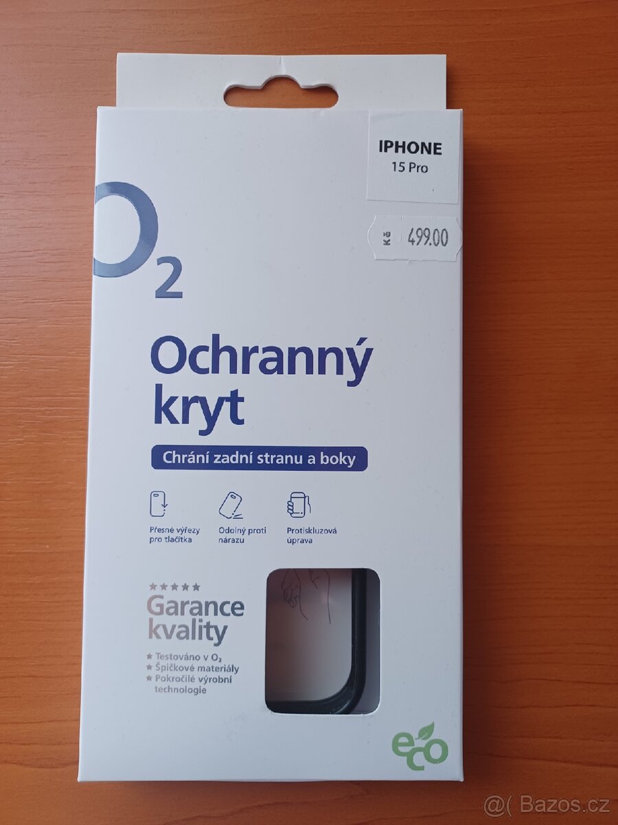 Ochranný zadní kryt pro iPhone 15 Pro nový