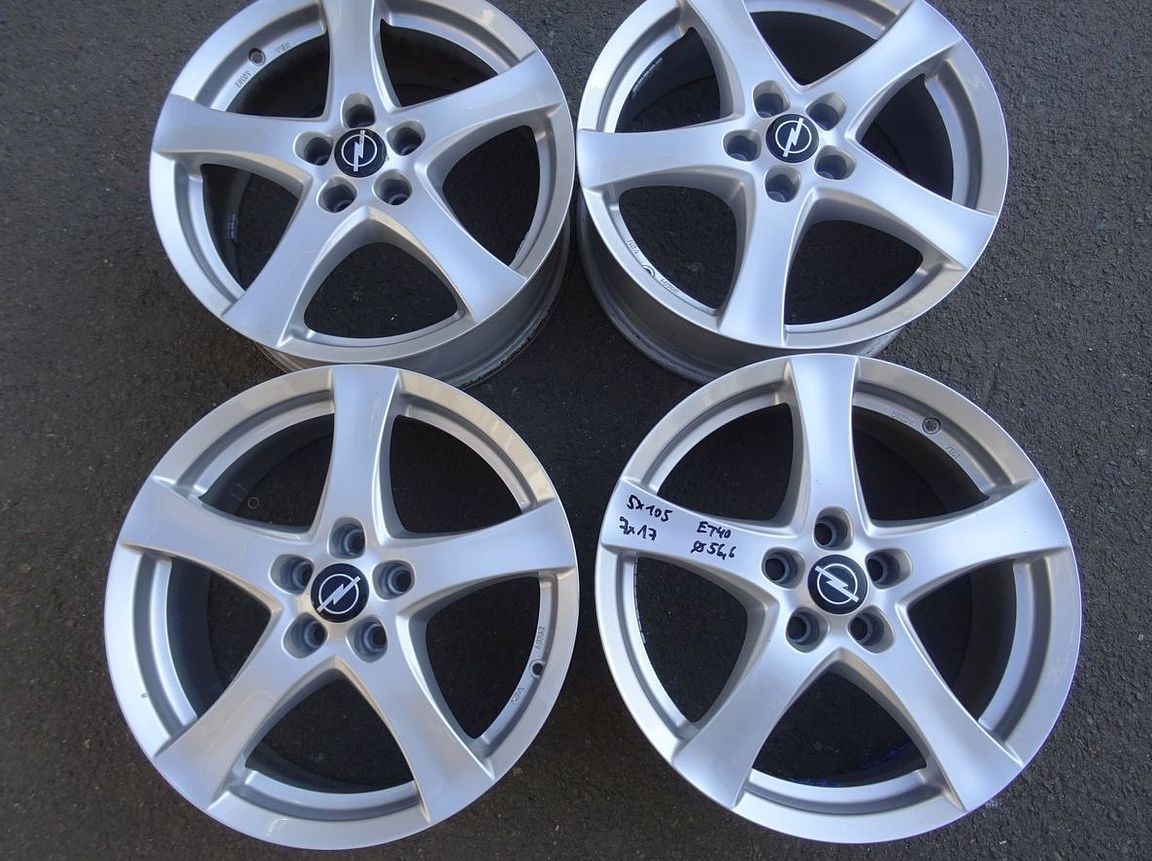 Alu disky na Opel 17", 5x105, šíře 7J, ET 40