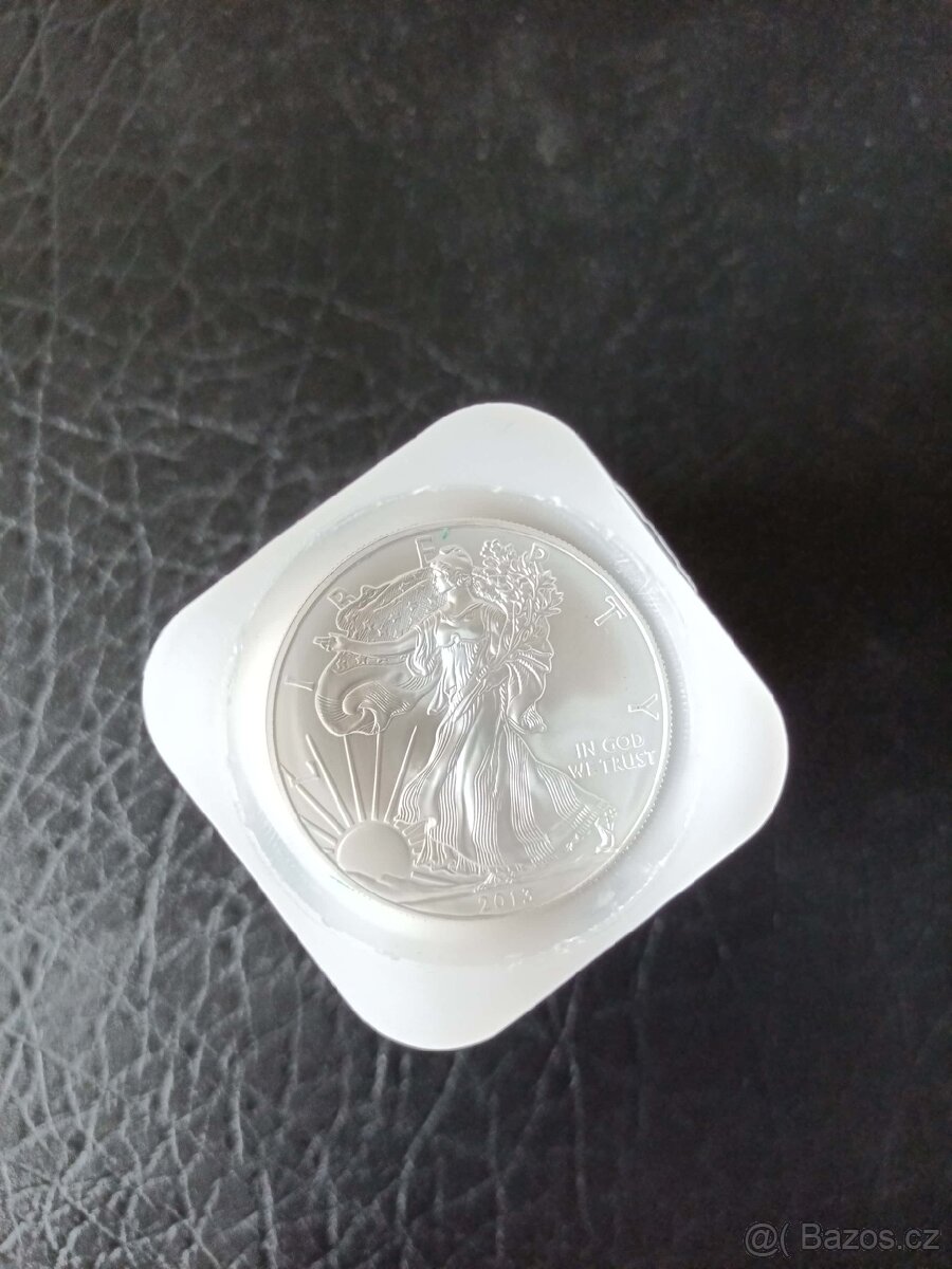 Stříbrné mince American eagle 1 Oz 2013