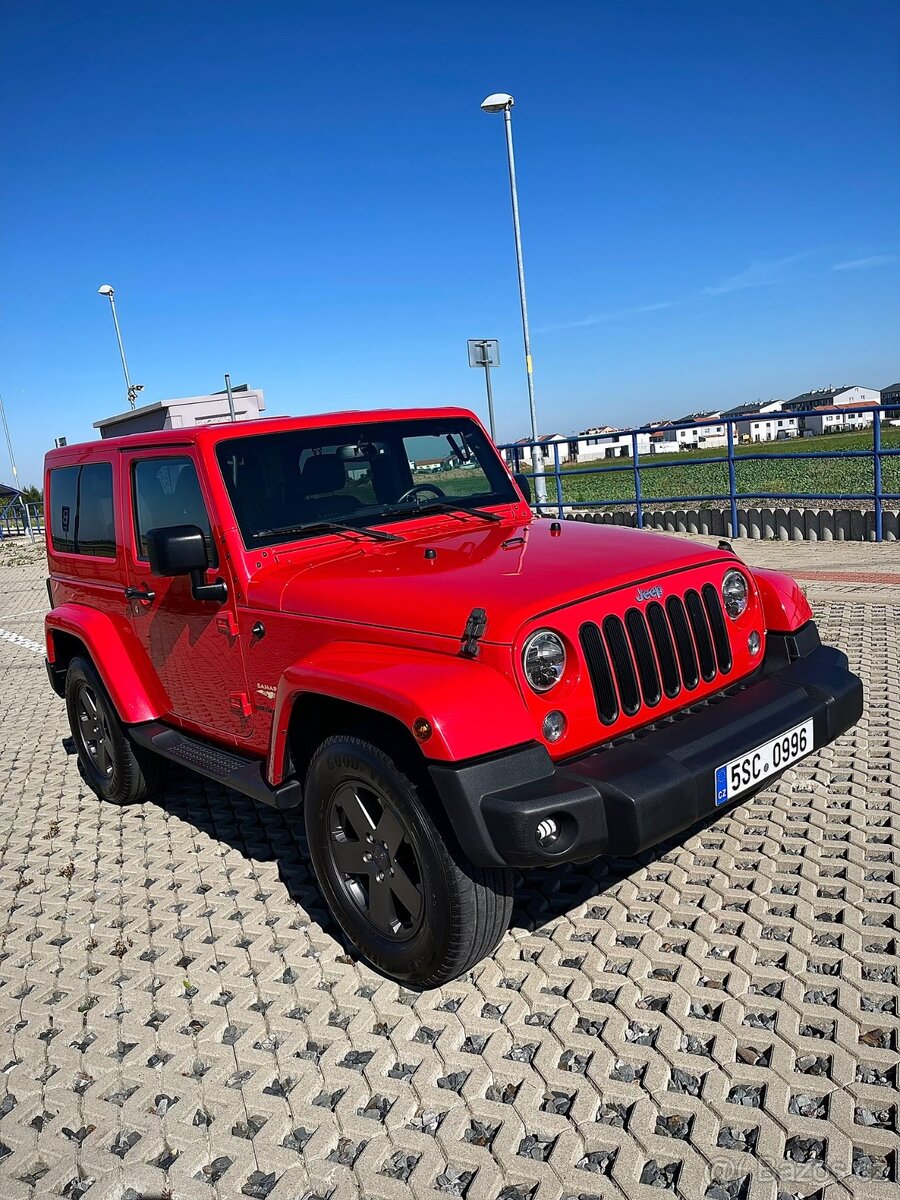 Jeep Wrangler 2015, 94t km, TOP stav