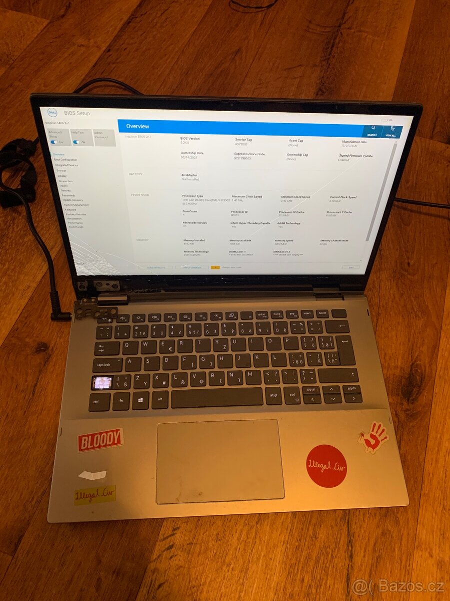 Dell inspiron 5406 2n1 (Díly z tohoto notebooku)