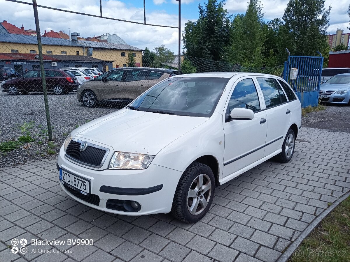 Škoda Fabia Kombi 1.4 55 kw, R.V 2005,STK 2/2026.