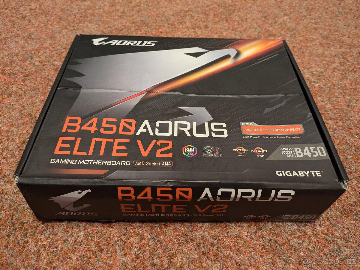 Gigabyte B450 Aorus Elite V.2 - Herní ZD