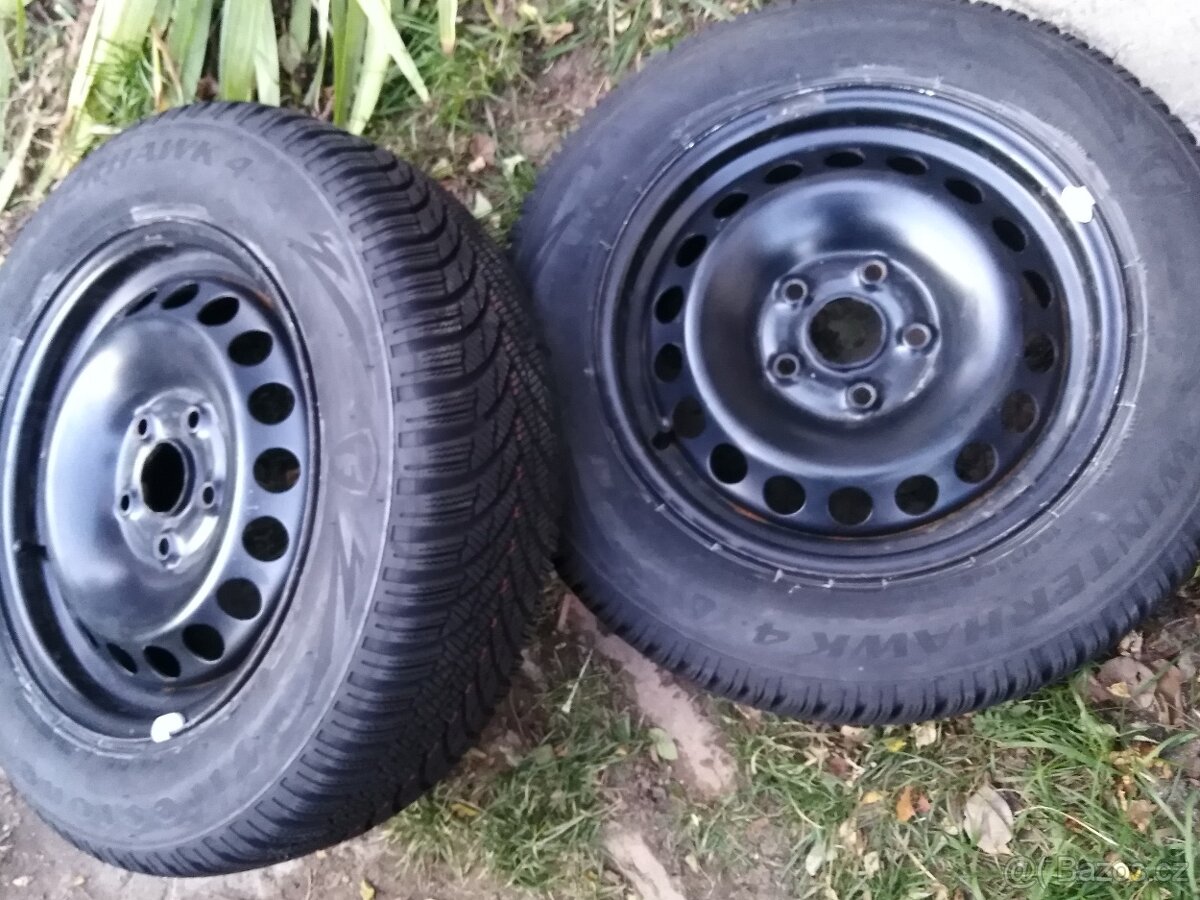 Pěkná sada 4 kol R15 5x112 ET47 Octavia 2 a spol.