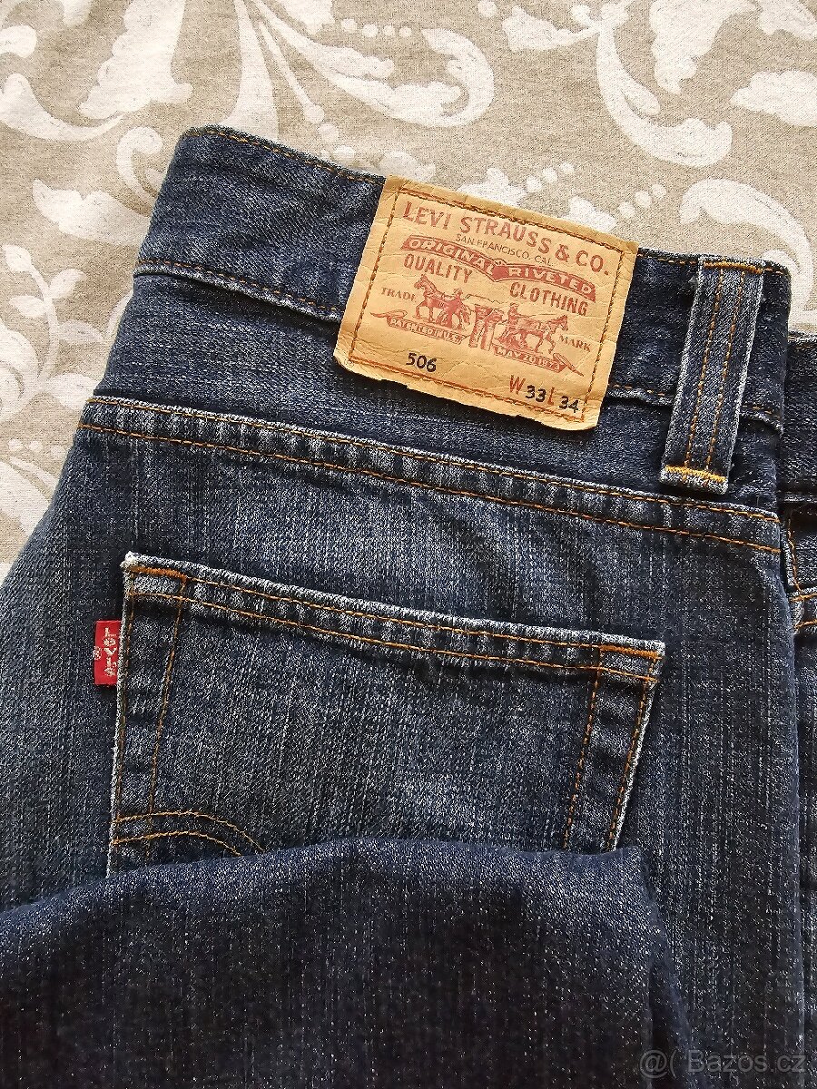 Levi's džíny 506 velikost 33/34