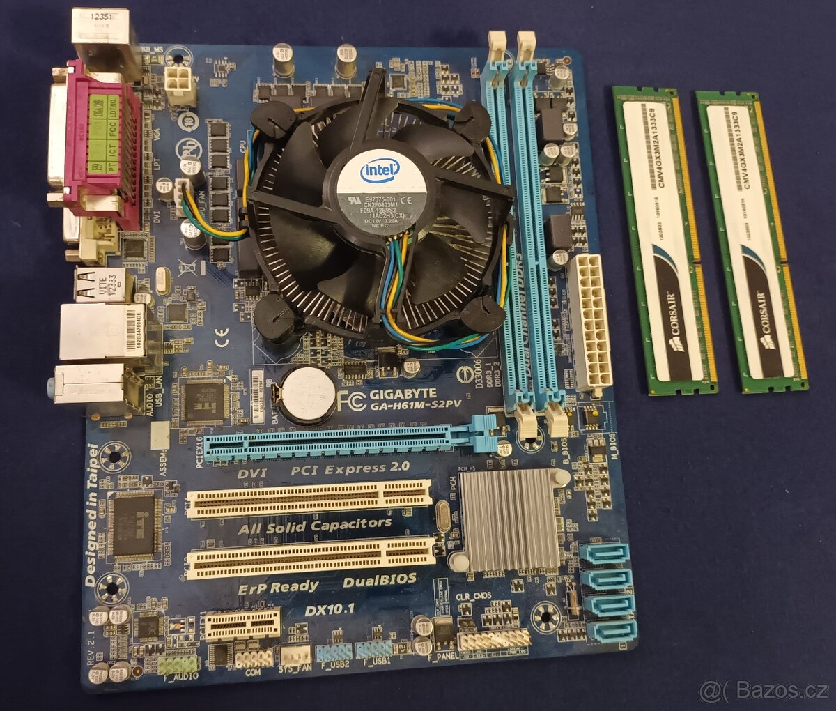 Intel Pentium G2020, 4 Gb DDR3, Mb s VGA a DVI výstupem