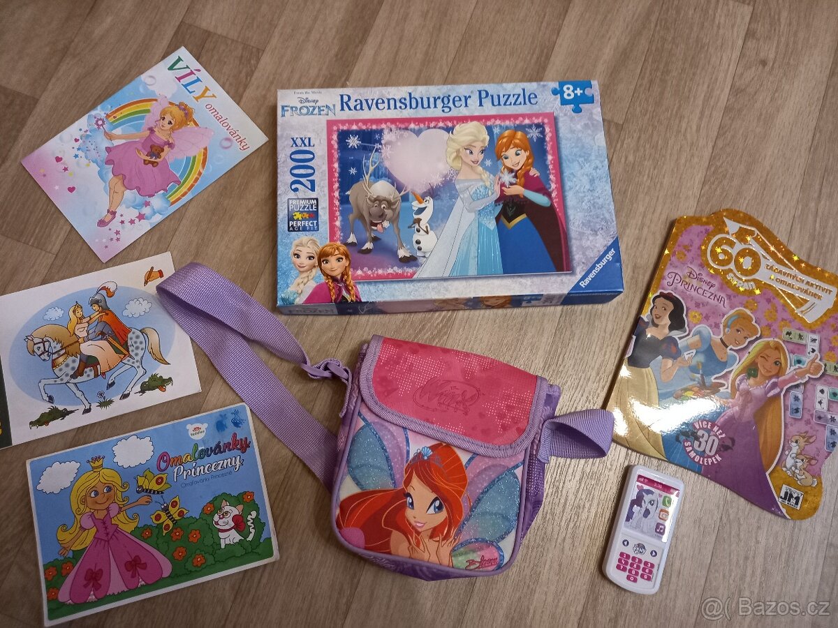 poštovné 39 Kč, Puzzle Frozen Disney, Barbie mobil