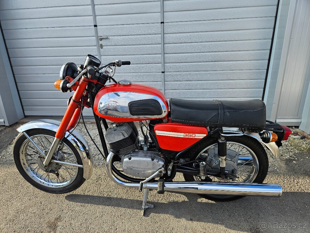 JAWA 350/634 VÝVOZNÍ ITÁLIE