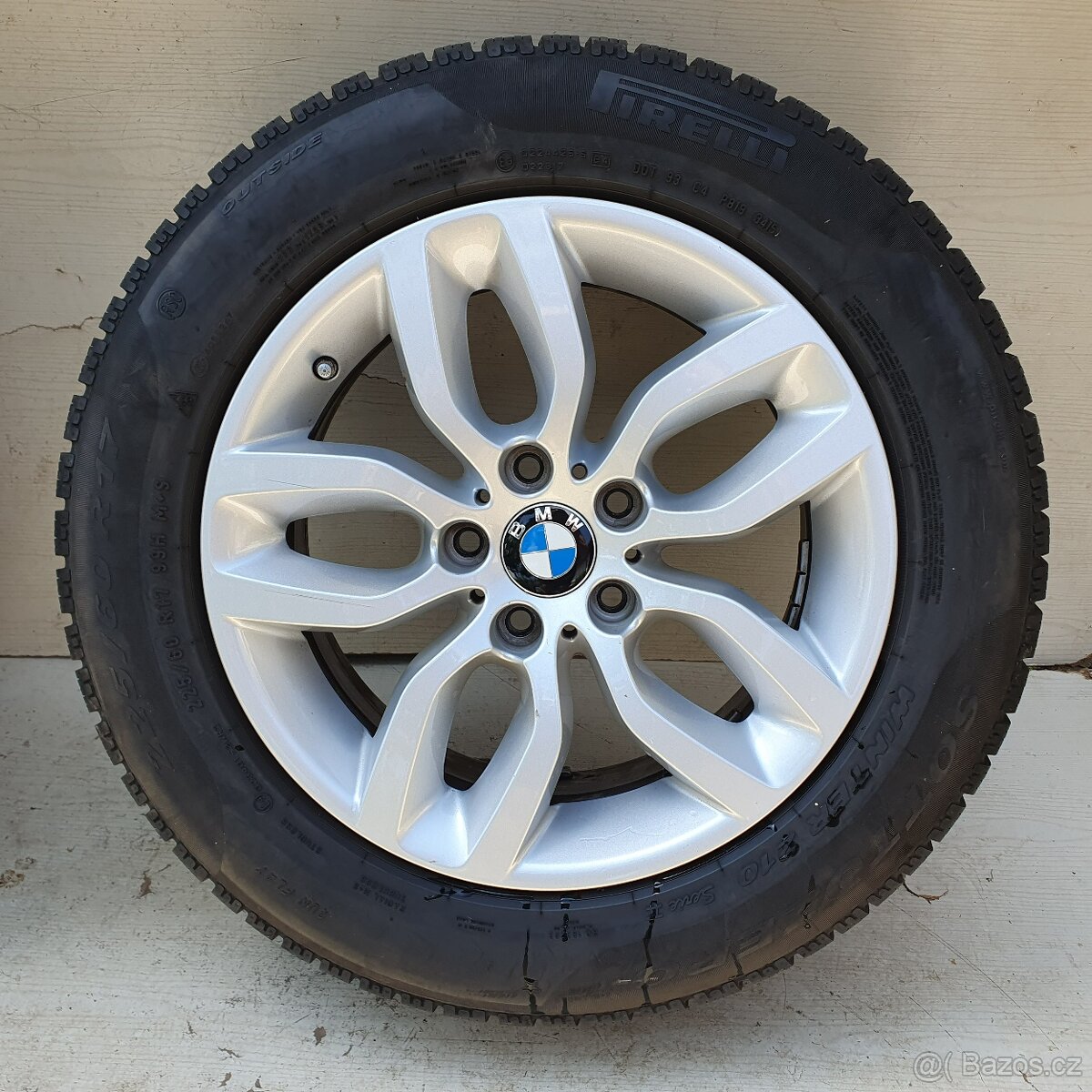 Alu kola BMW X3 F25 17" 5x120,zimní Pirelli 225/60