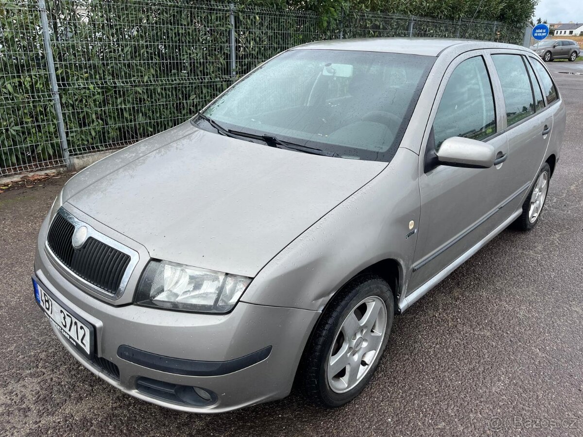 Škoda Fabia, 1,2 HTP SERVIS 2 x KOLA