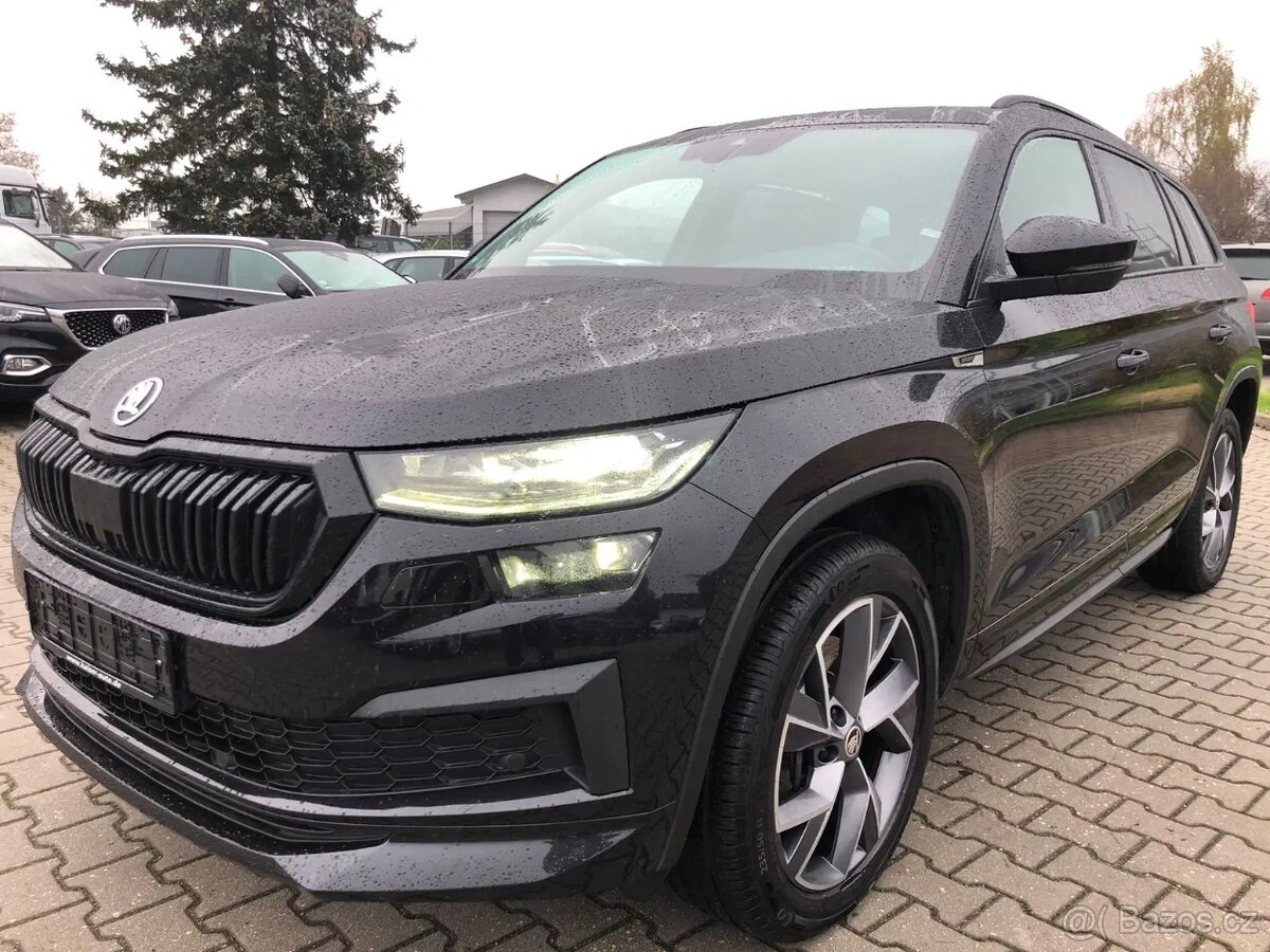 Škoda Kodiaq sportline 4x4 TDI 147kw,tažné,7míst,LED,Columbu