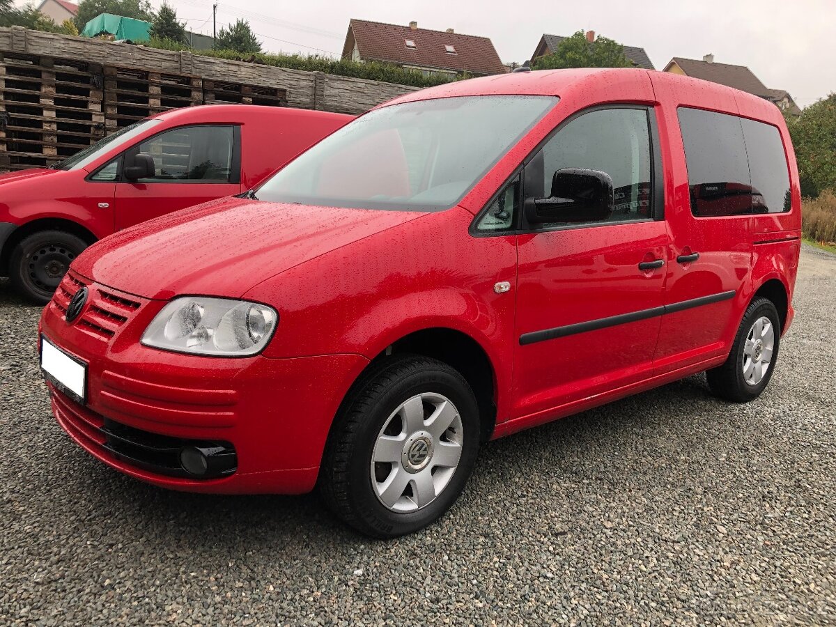 VW Caddy 1.9 TDI LIFE, 77kW, KLIMA, 5-míst, DPH