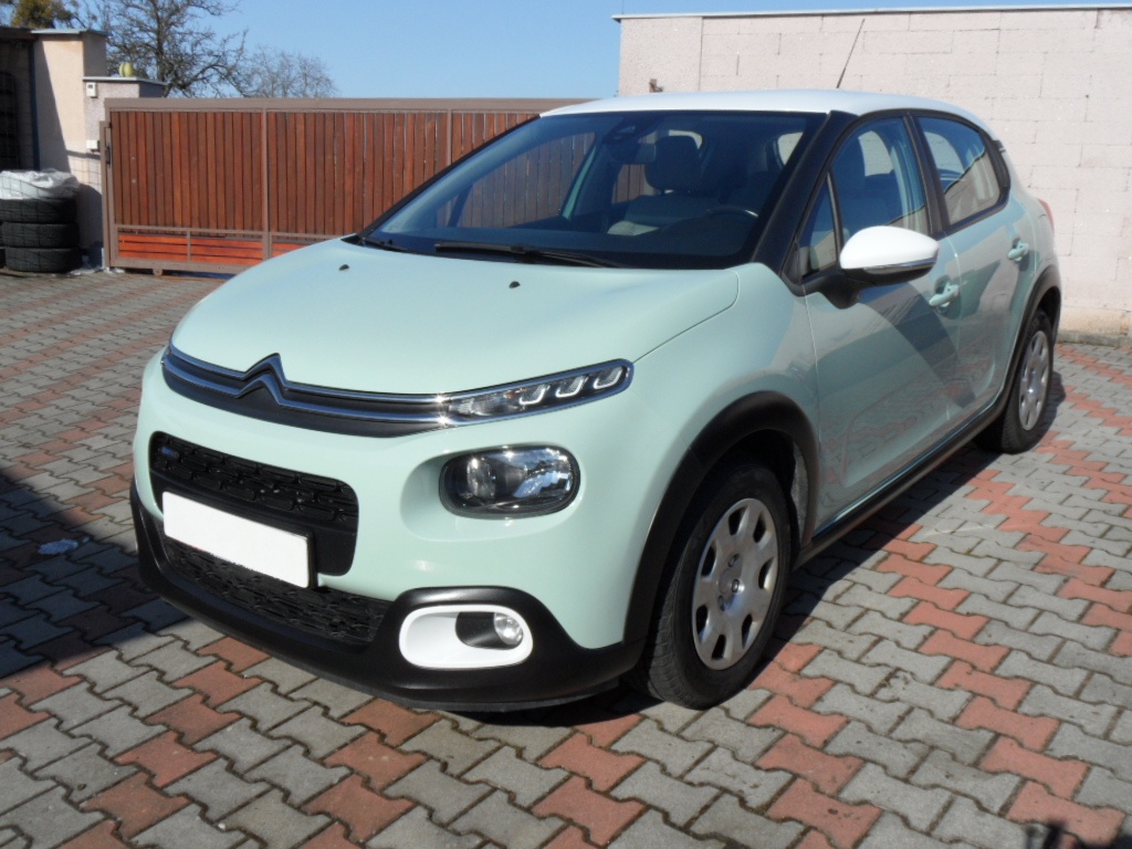 Citroen C3 1.2 PureTech,1.maj,zak. v ČR,výbava Shine