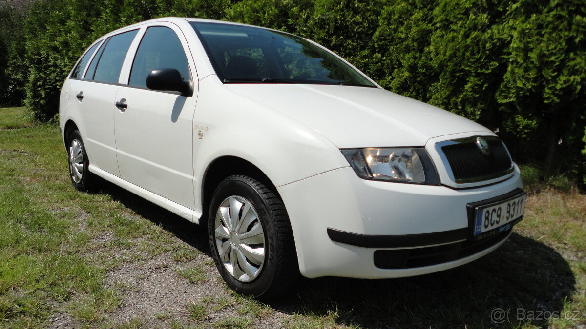 Škoda Fabia kombi 1.2i 47kw rok 2004 STK 5/26 Euro3 původ ČR