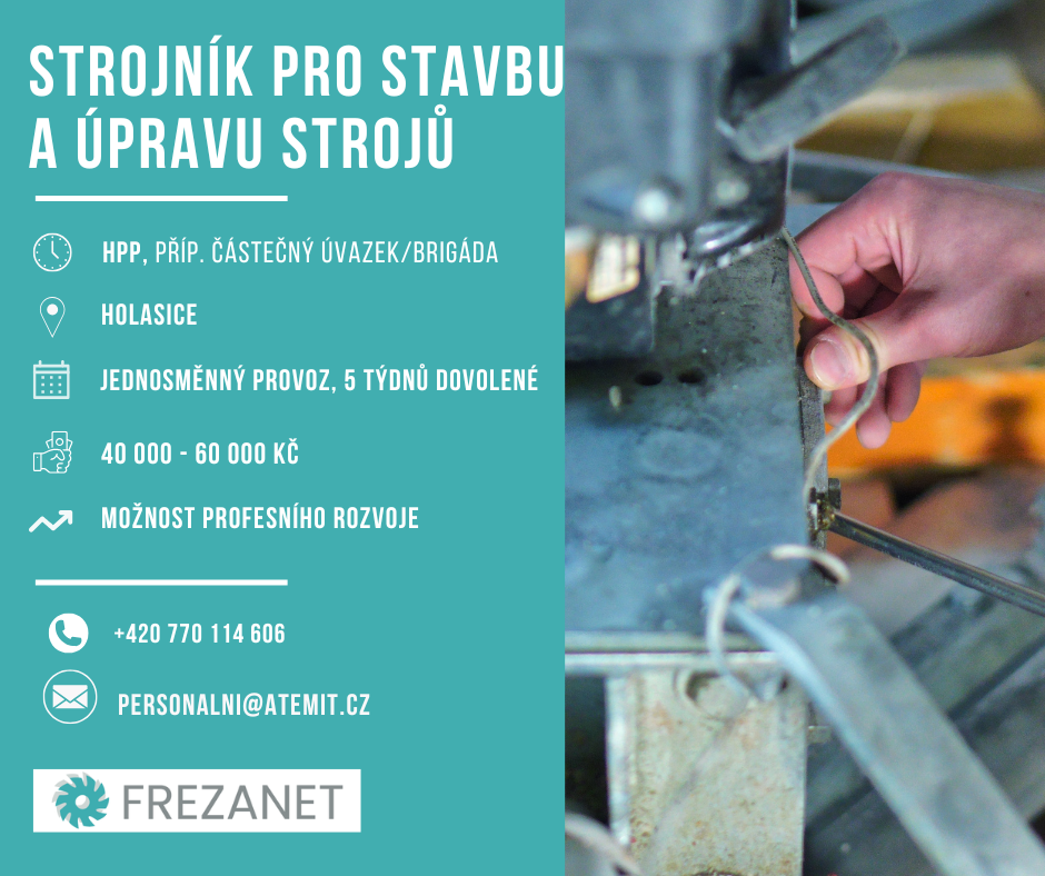 STROJNÍK PRO STAVBU A ÚPRAVU STROJŮ