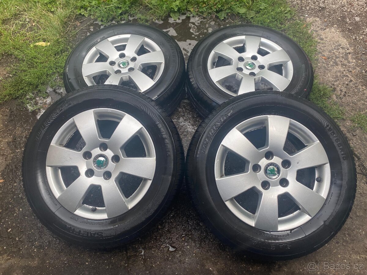 Alu kola 5x112 Škoda Octavia II 195/65 R15