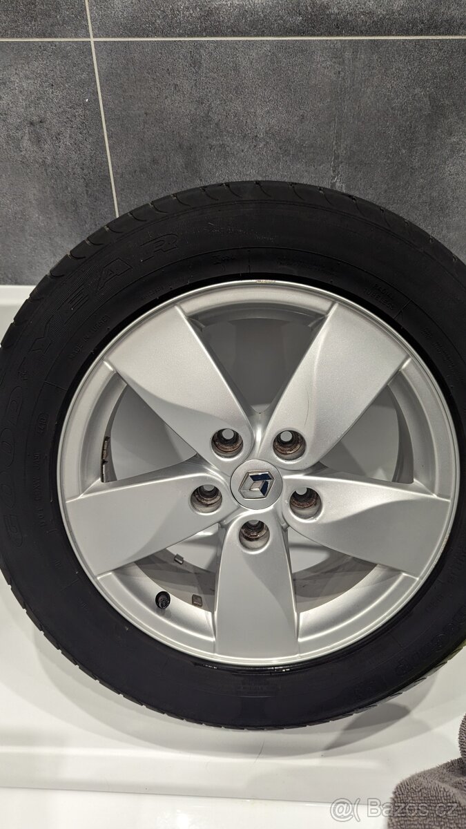 Prodám originál alu disky Renault/Dacia 16" 5X114,3 ET 47