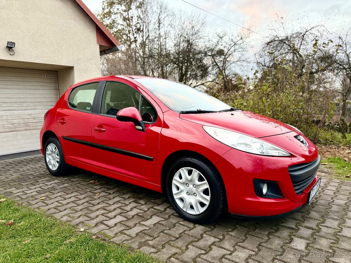 Peugeot 207 1.4i 70kW, ČR původ, 9/2009, 1.majitel