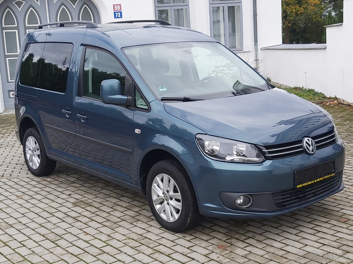 Volkswagen Caddy 1.2 TSi 77 kw, 2014, velmi pěkný stav