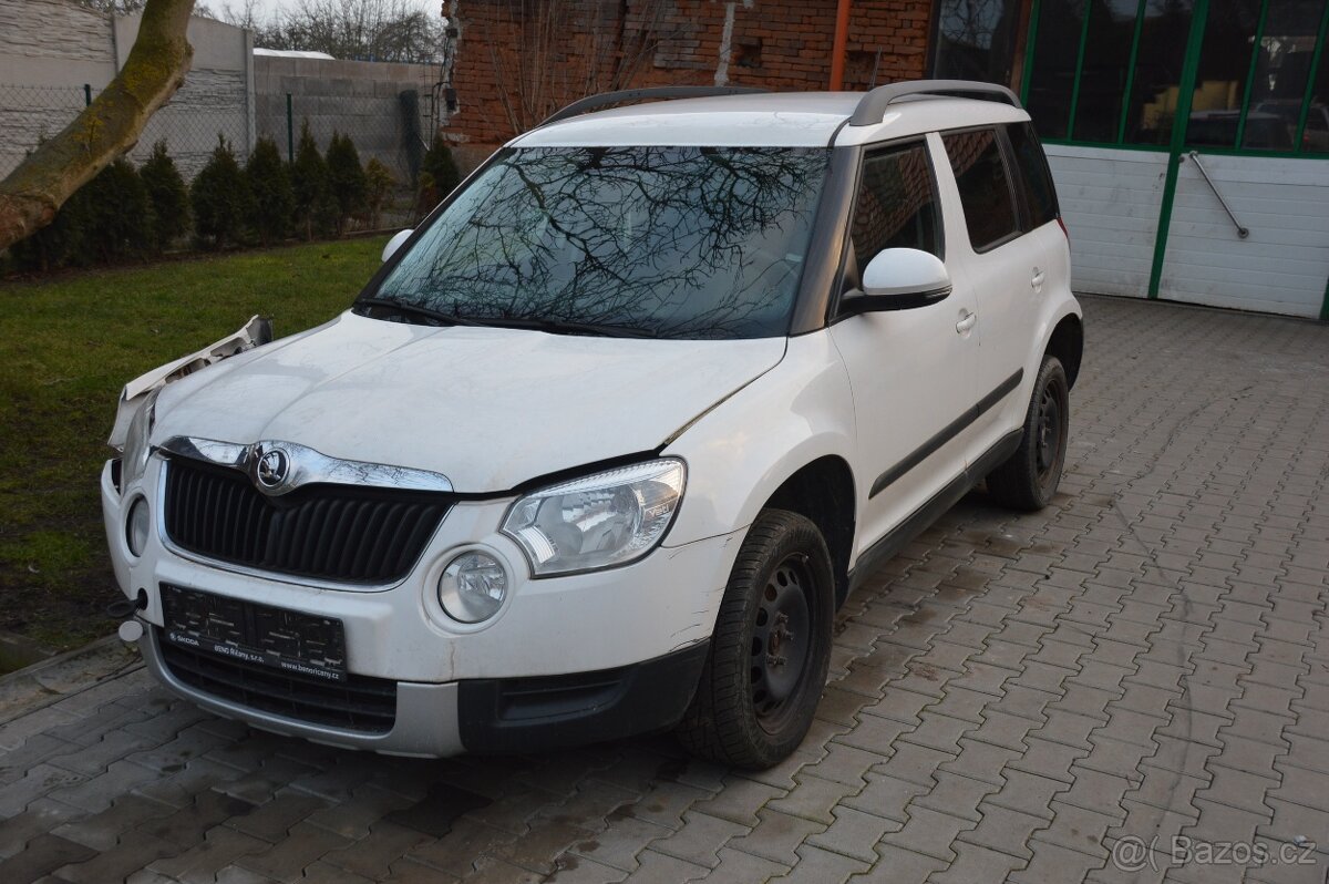 Škoda Yeti 2.0TDI 81kW výhřev rezerva klima