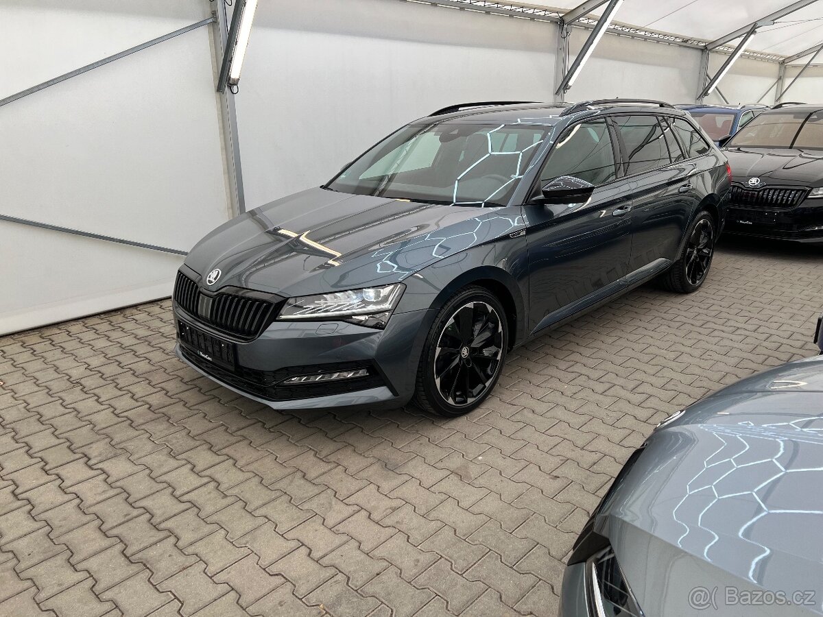 Škoda Superb III combi 2.0TDi,140kW,DSG,Sportline,LED,78TKM