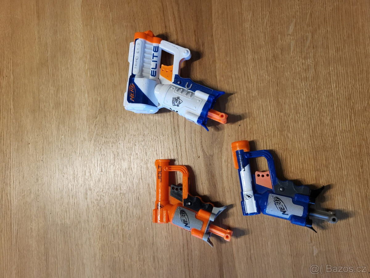 Hasbro Nerf 2x N-strike Jold + 1x Elite Triad EX3