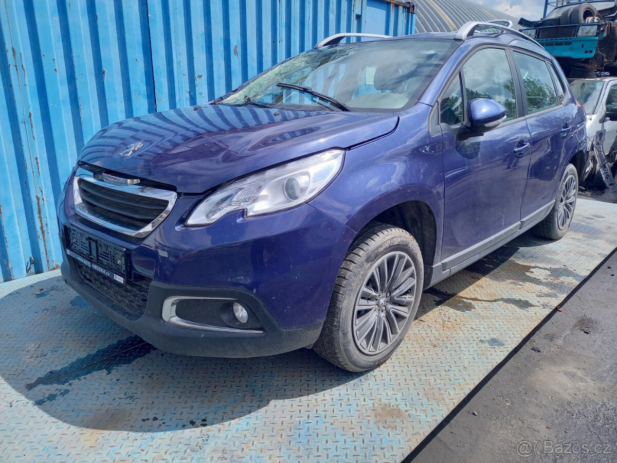 Peugeot 2008 1.2 ( HM01 ) 60kW r.2015 modrá na náhradní díly