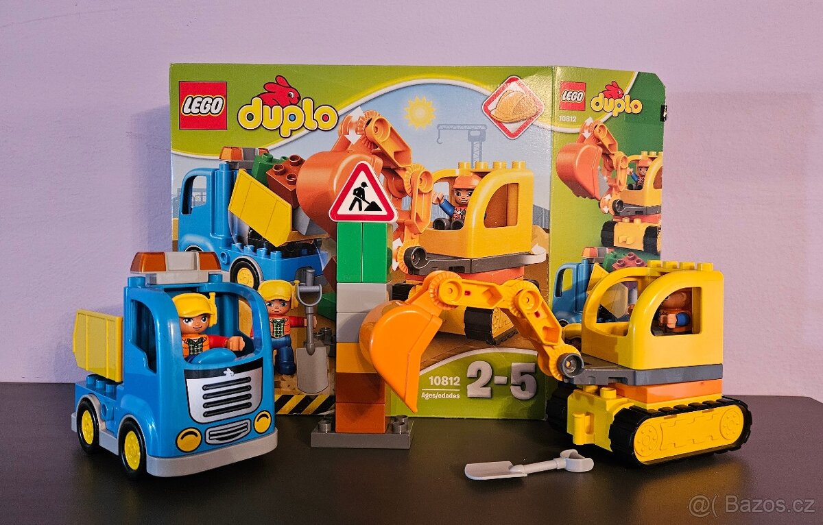 Lego Duplo 10812 Pásový bagr a náklaďák