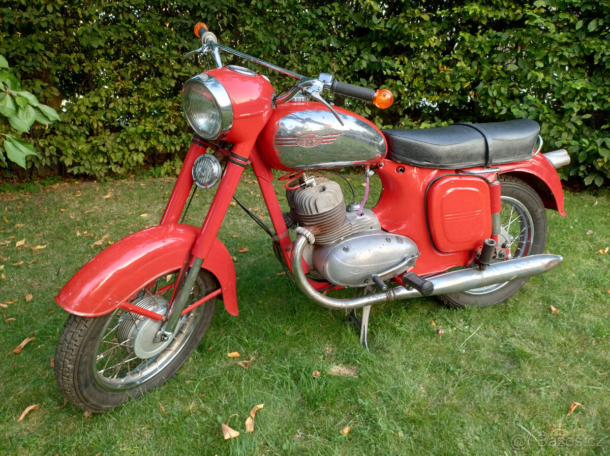 Jawa 350 Neckermann s doklady, rok 1967