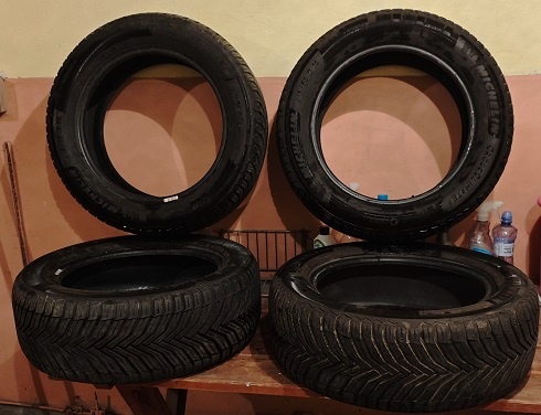 4ks celoroční pneumatiky Michelin 215/55 R16