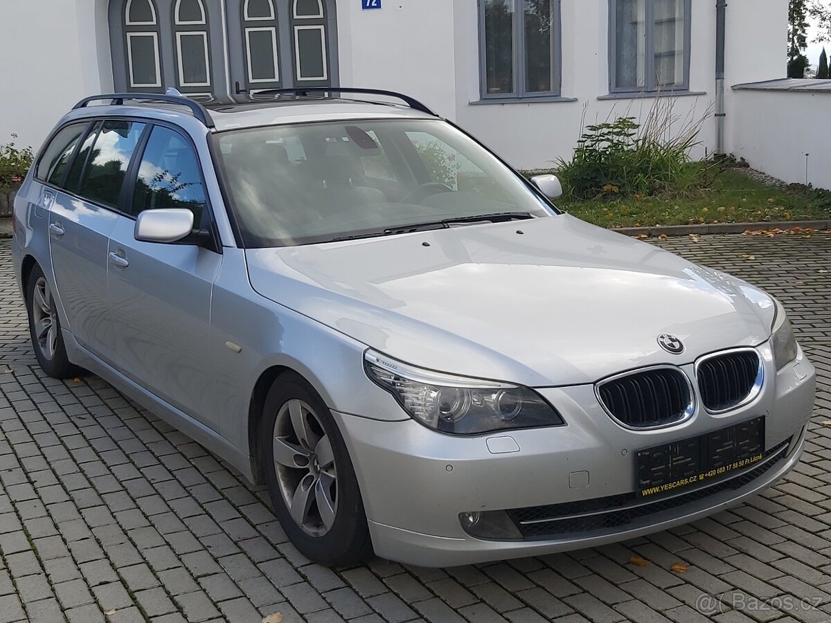 BMW 525i, 2007, jen 193.000 km, manuál